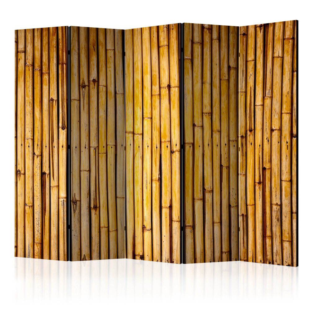 Paraván Bamboo Garden Dekorhome 225x172 cm (5-dielny)