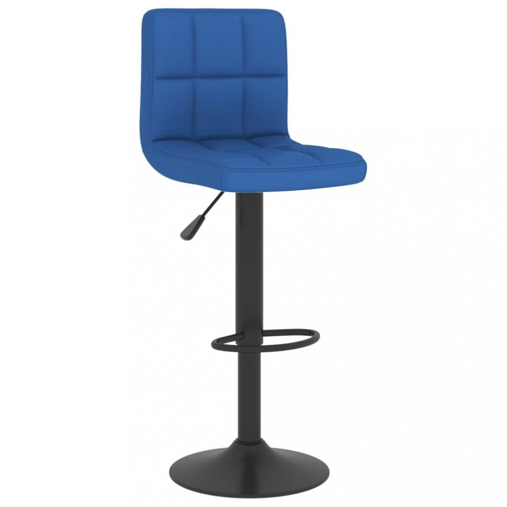 Barová stolička látka / kov Dekorhome Modrá