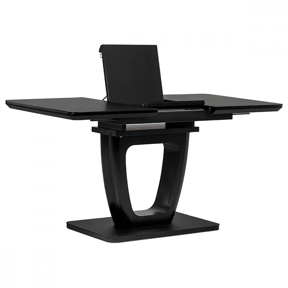 Rozkladací jedálenský stôl HT-430 Čierna,Rozkladací jedálenský stôl HT-430 Čierna