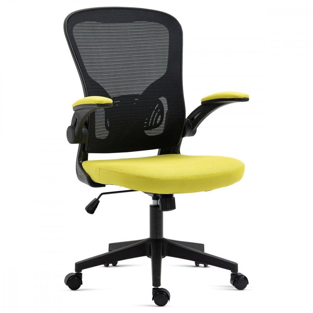 Levně Kancelářská židle KA-V318 Žlutá