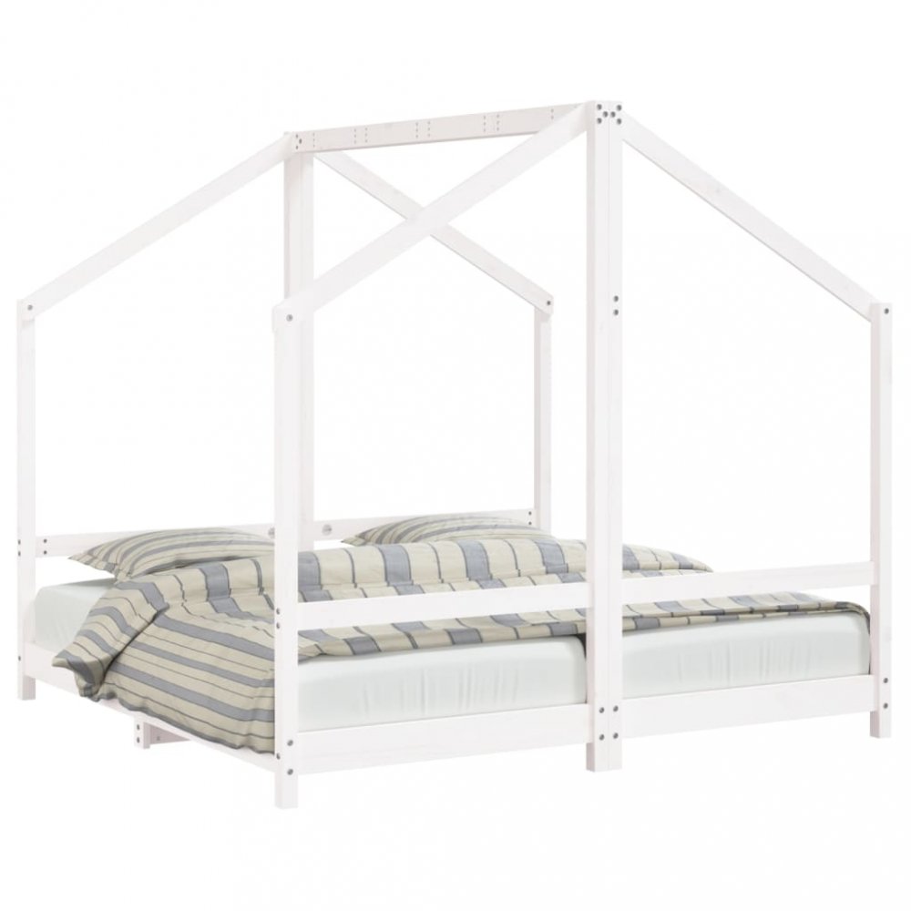 Dvojitá dětská domečková postel Dekorhome 80 x 160 cm
