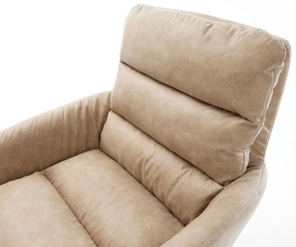 Jídelní židle Abelia-Flex s područkami béžová vintage křížová Obrázek