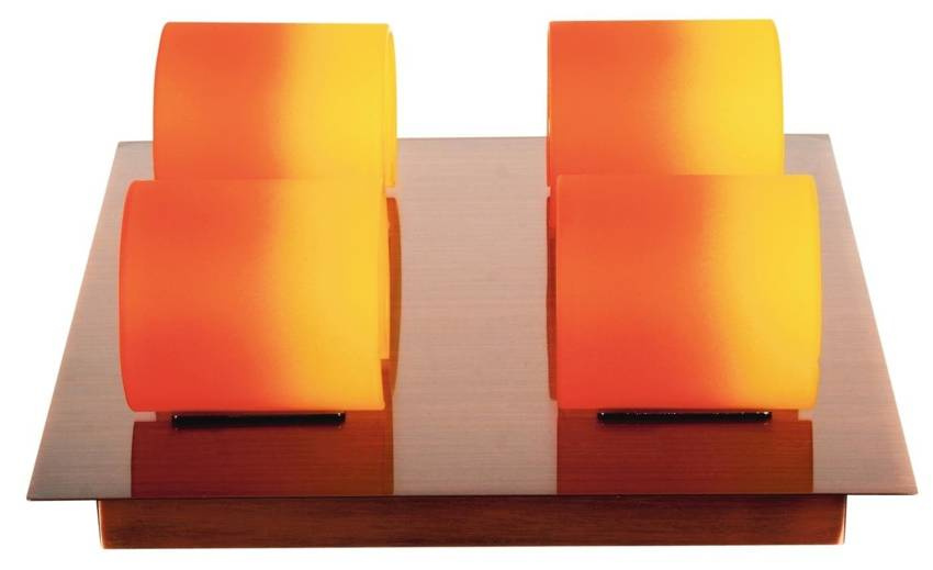 Stropné svietidlo Ambra stropné svietidlo medené 4XG9/40W 230V