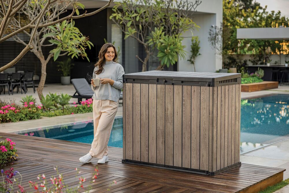 Záhradná skriňa DECO HORIZONTAL 1150 l Keter