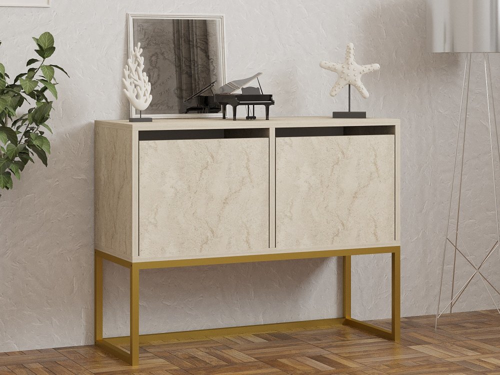 Konzolový stolík Zermat - Travertine