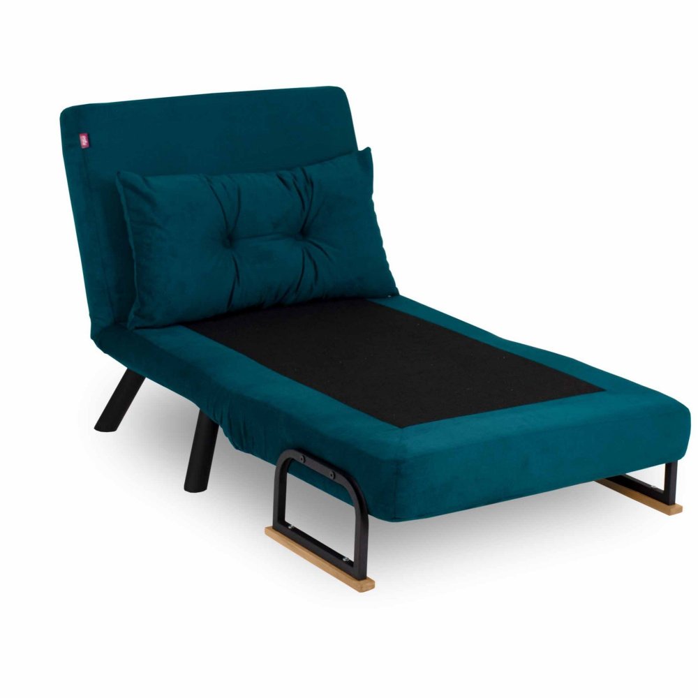Rozkládací křeslo Sando Single - Petrol Green (obrázek 7)