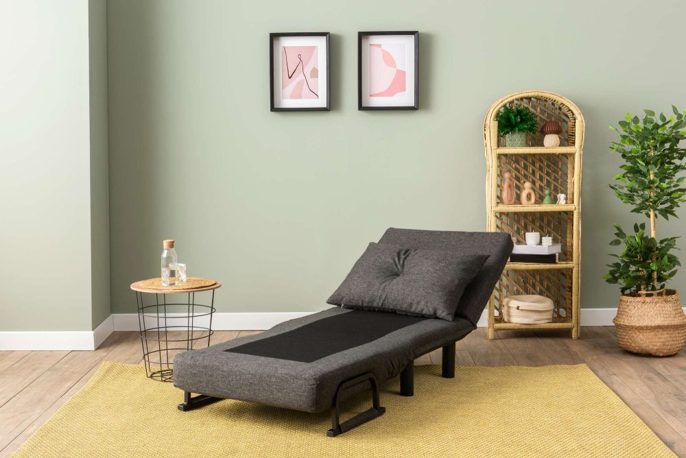 Rozkládací křeslo Sento Single - Dark Grey (obrázek 7)