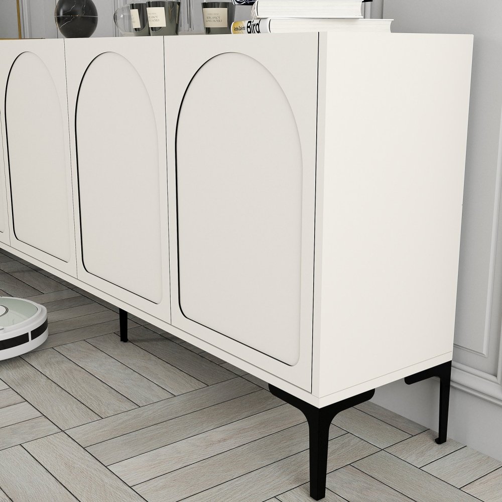Konzolový stolek Lyon 79 - Cream, Black (obrázek 5)