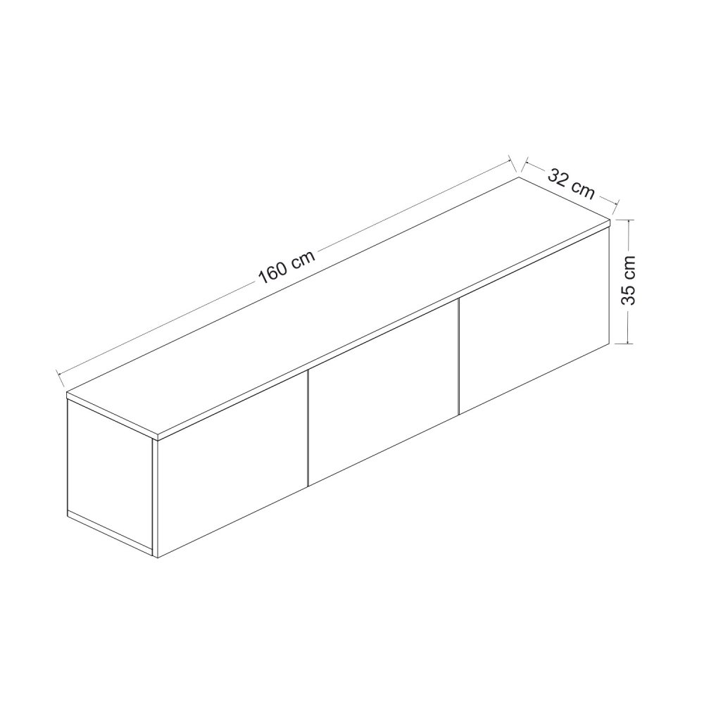 TV stolek Neon Illuminated - Anthracite (obrázek 3)