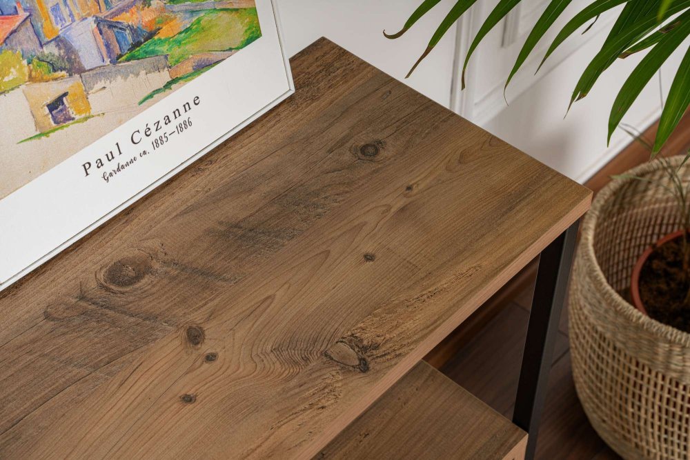 Konzolový stolík Solace - Atlantic Pine, Black