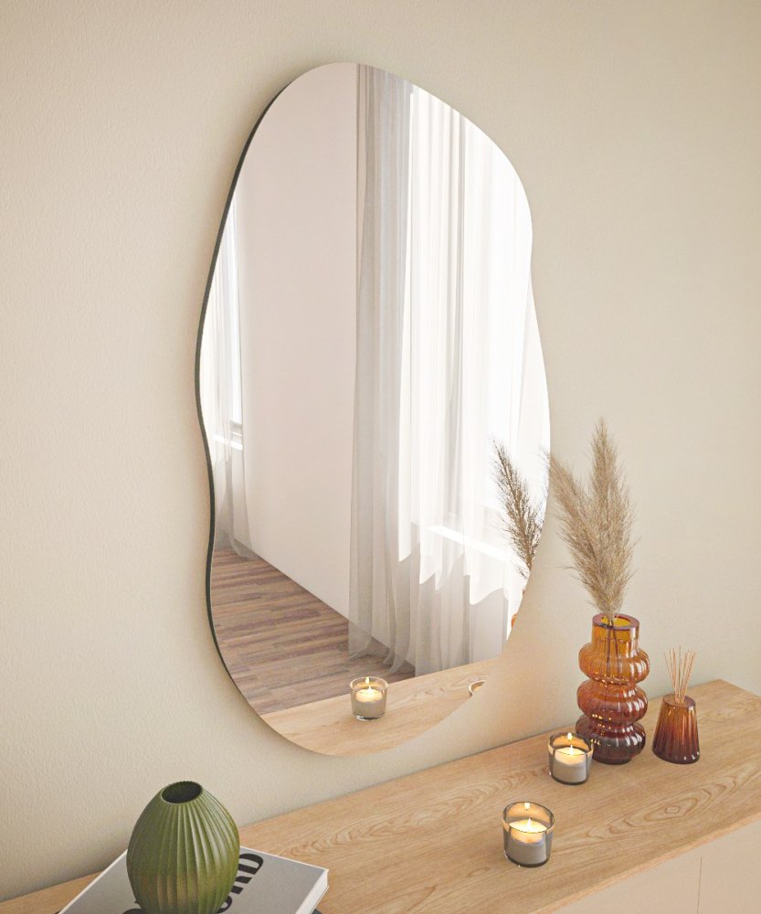 Zrkadlo Lossa - Black