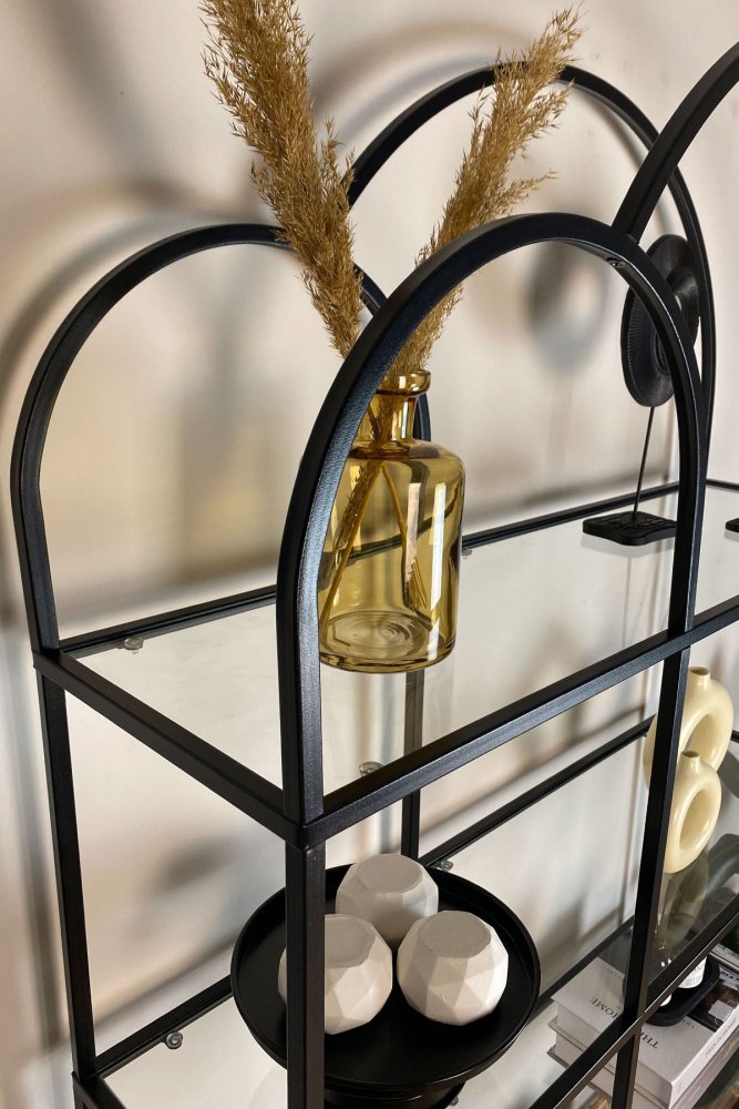 Knihovna Twin - Black, Transparent (obrázek 3)