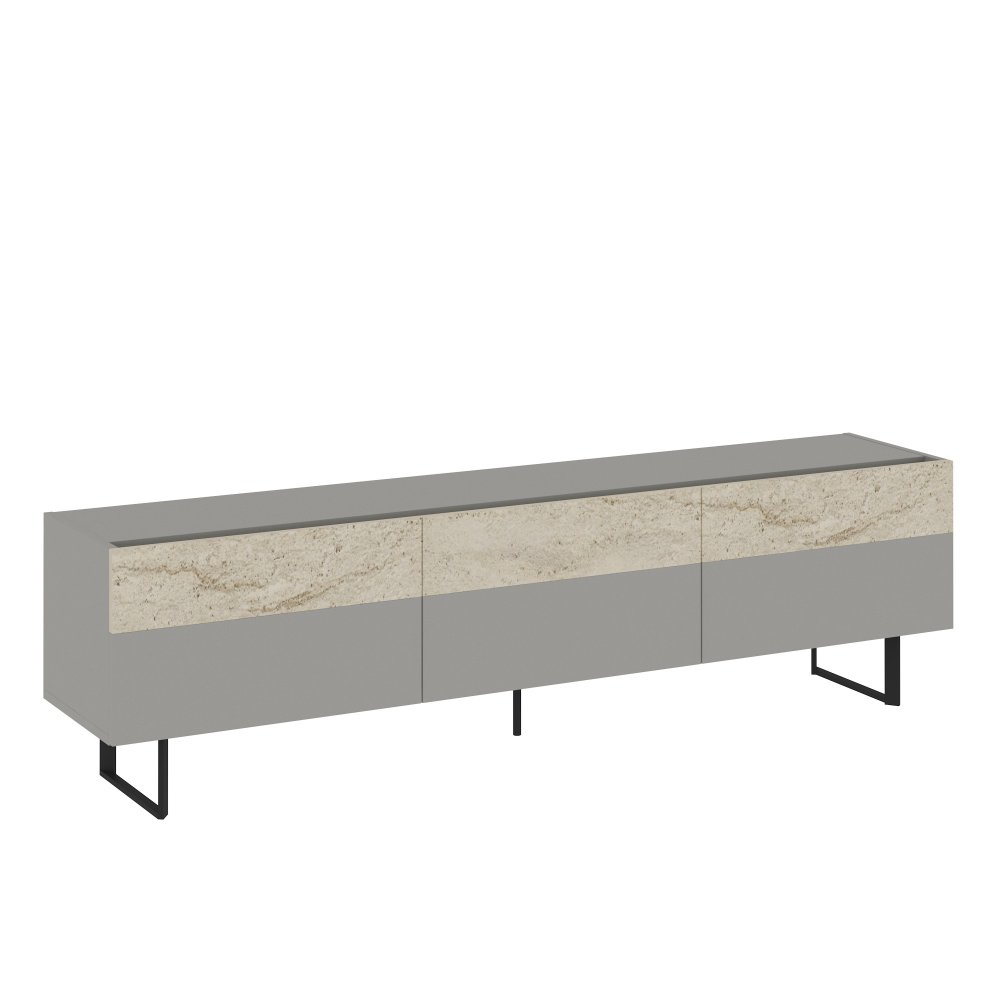 TV stolek Sign - Grey, Travertine (obrázek 6)