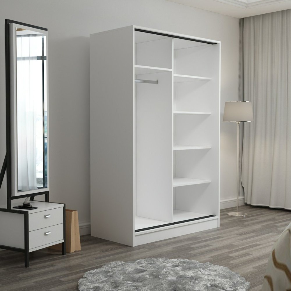 Šatní skříň Kale White Anthracite - 2309 (obrázek 6)