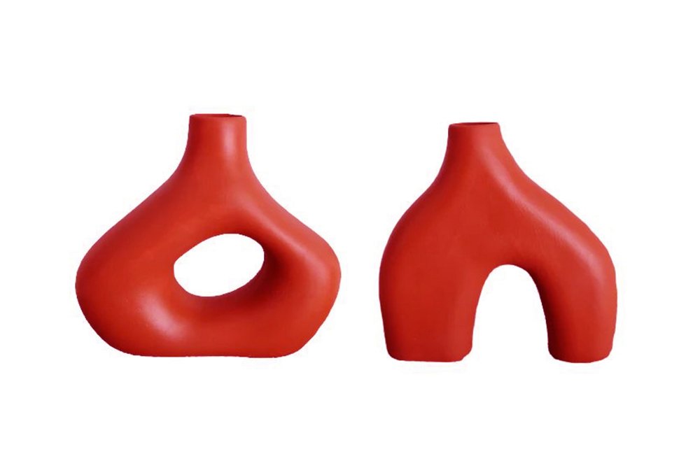 Vase Set Iskandinav - Red