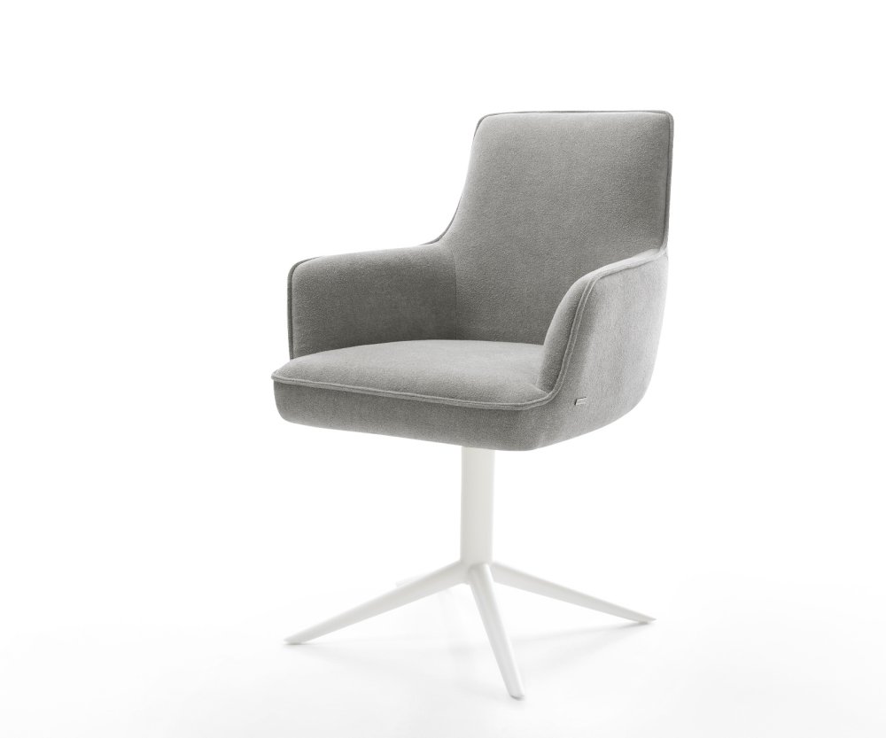 Jedálenská stolička Heira-Flex s opierkami texturovaná látka mäkký