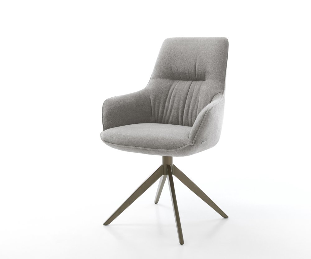 Jedálenská stolička Zelia-Flex s opierkami texturovaná látka mäkká