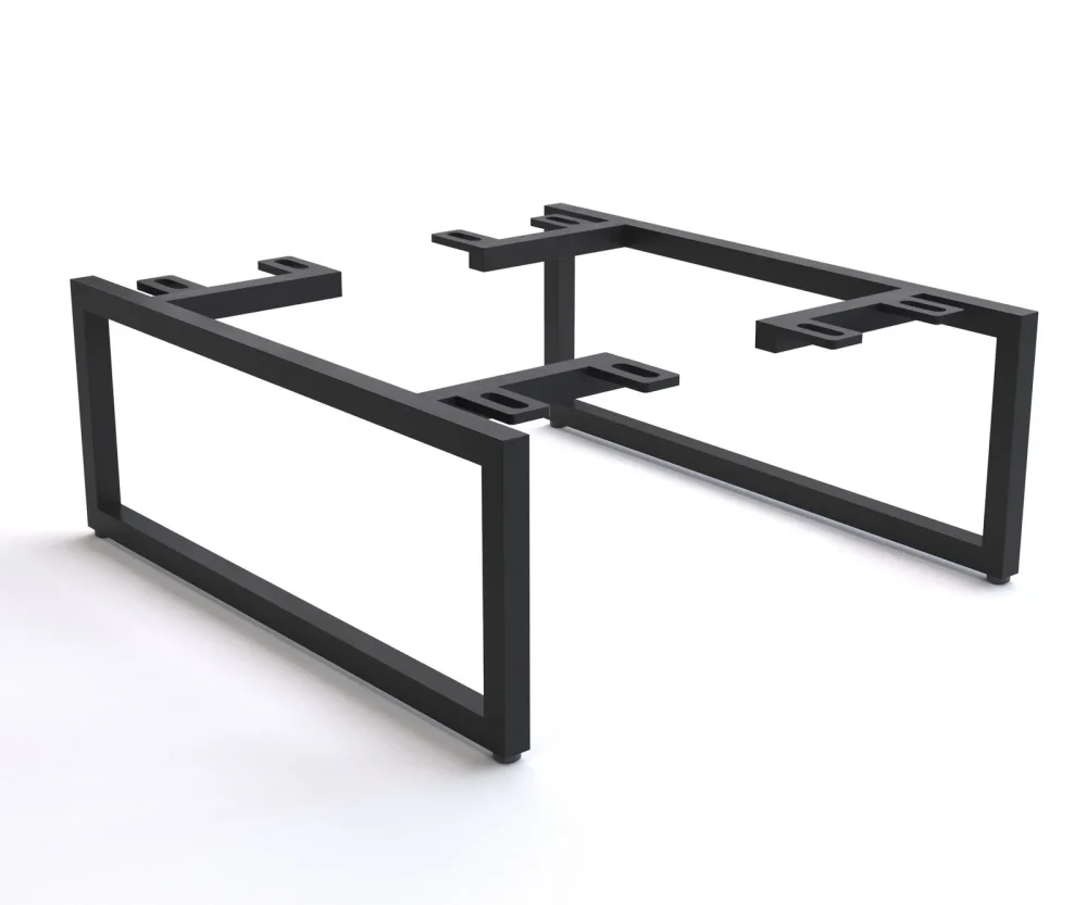 Podstava šikmá úzka 15 cm kov čierna pre skrine hĺbky 40 cm 2-dielna