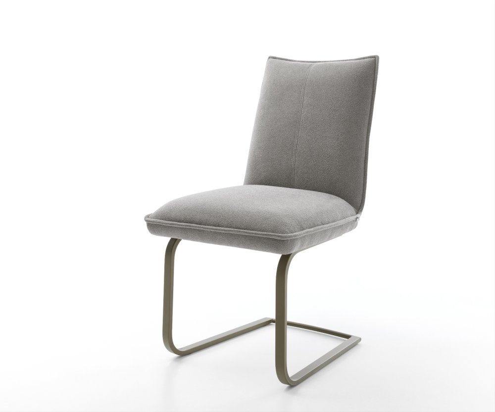 Konzolová podstava Lelio-Flex štruktúrovaná látka mäkký sivá konzolová