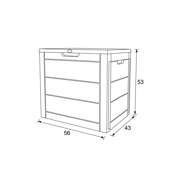 Záhradný úložný box AZB-G2035 120L Autronic