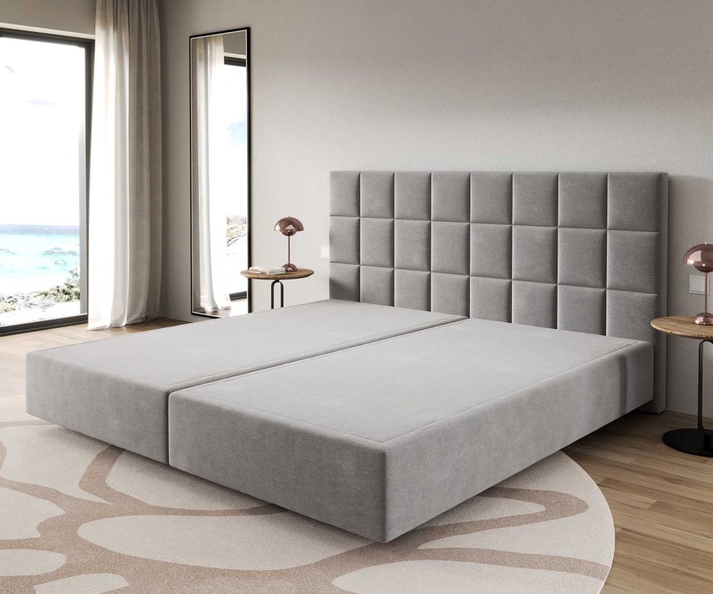 Boxspringová posteľ Dream-Great 200x200 cm z mikrovlákna s matracom