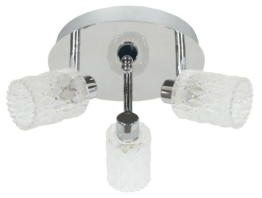 Stropné svietidlo Trans plafond 3X40W G9 chróm