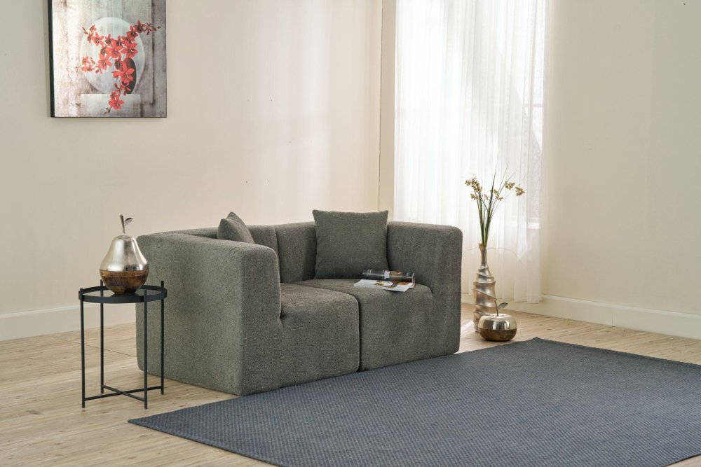 Dvojmiestna pohovka Raks - Grey