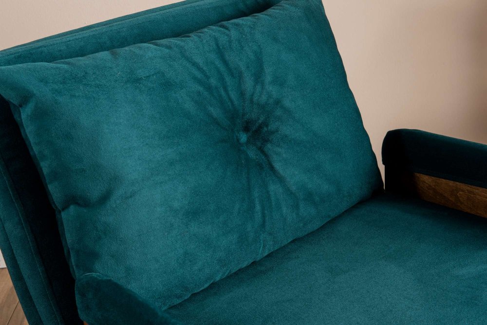 Rozkládací křeslo Cosmo Single - Petrol Green (obrázek 6)
