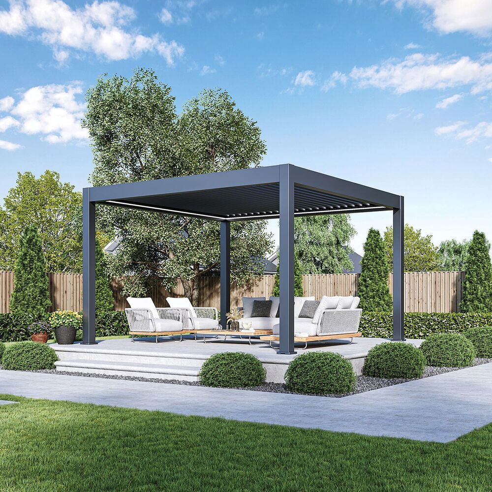 Elektrická bioklimatická pergola PRESTIGE 4x4 m Rojaplast