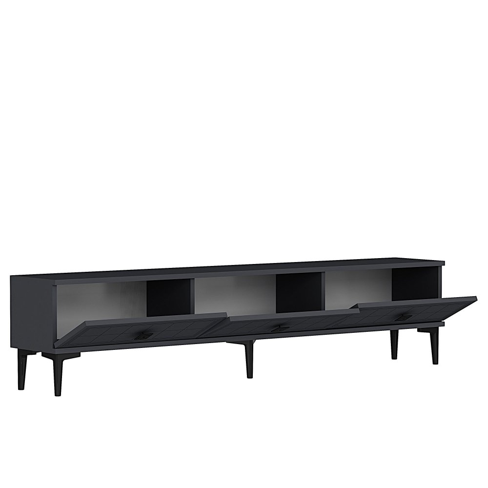 TV stolek Yuka 180 - Anthracite (obrázek 4)