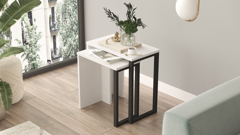 Sada odkladacích stolíkov (2 kusy) On7-W