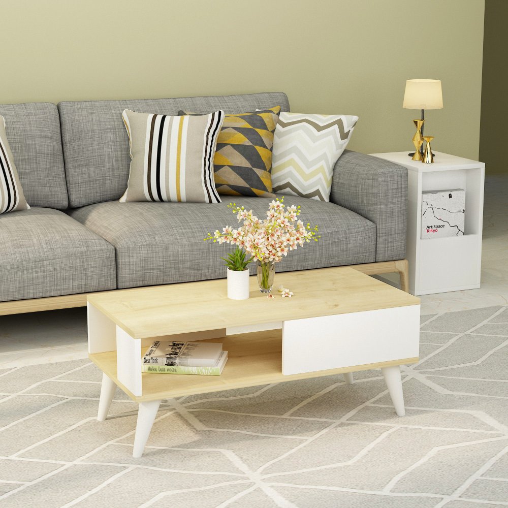 Konferenčný stolík Seul - Sapphire, White