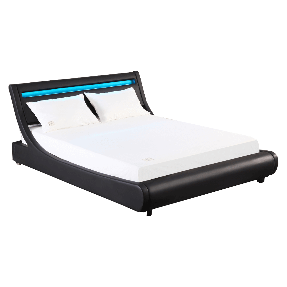 Postel FELINA s RGB LED osvětlením Tempo Kondela 160 x 200 cm Obrázek