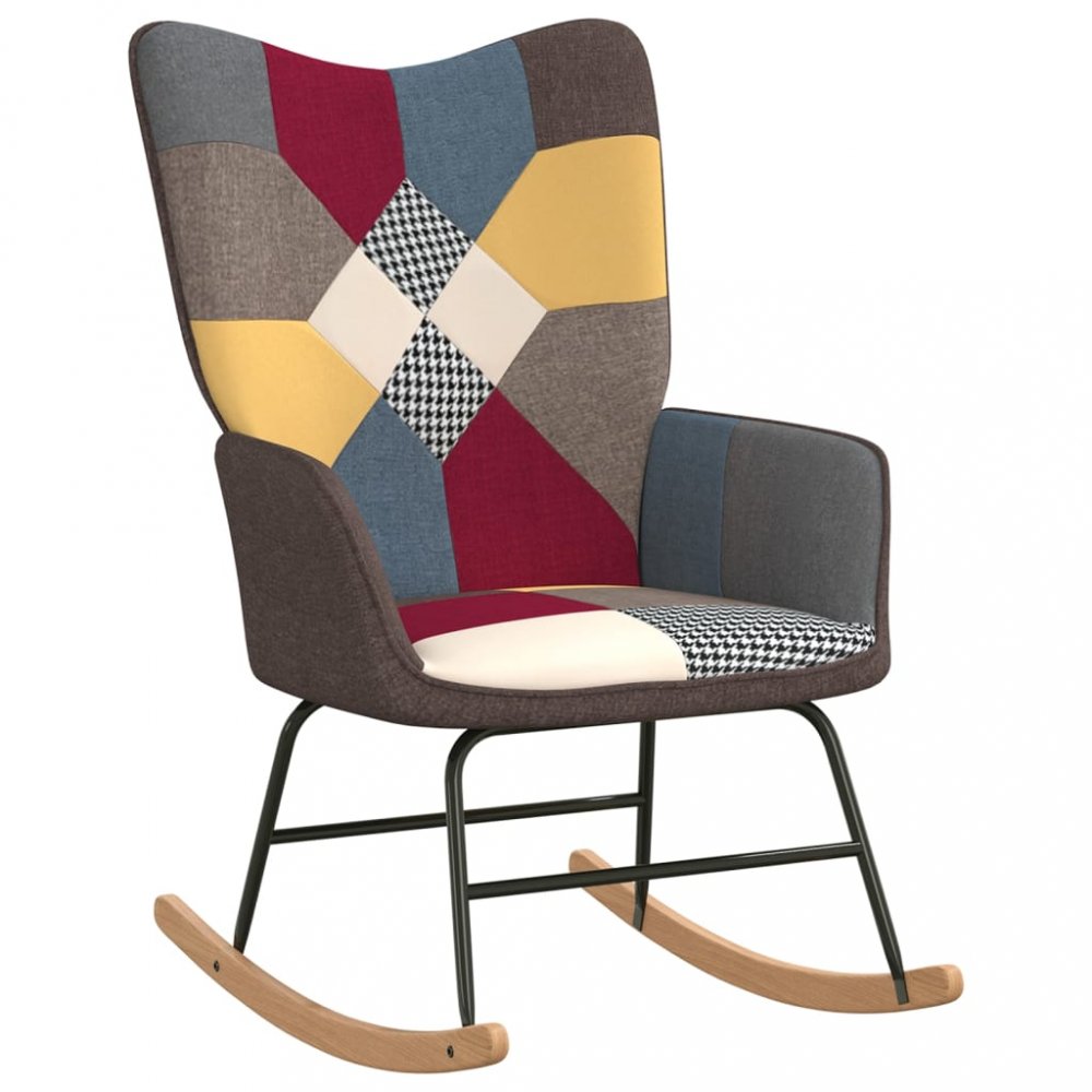 Hojdacie kreslo patchwork Dekorhome