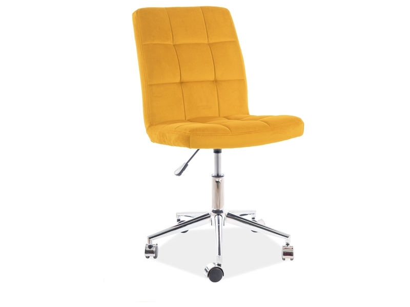 E-shop Kancelářská židle Q-020 Hořčicová,Kancelářská židle Q-020 Hořčicová
