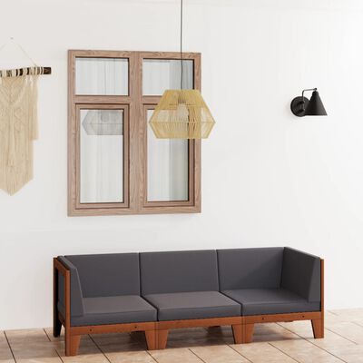 Zahradní lehátko JANA Dekorhome Šedá Obrázek