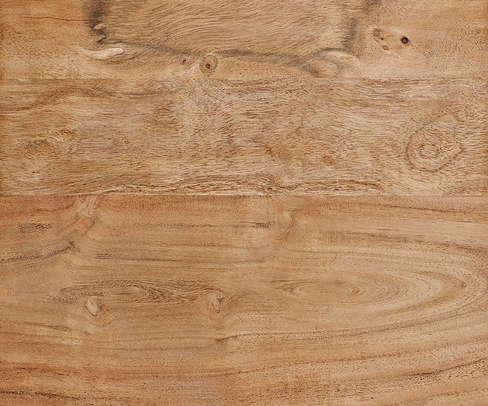 Jídelní stůl Edge 200x100 XL akácie přírodní plochá ocel černá Obrázek