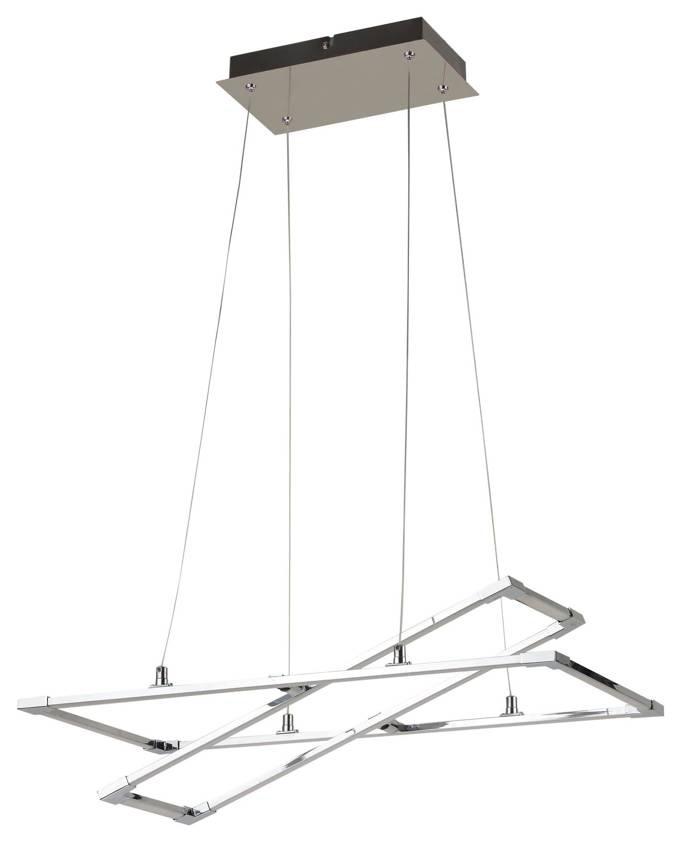 Apeti Kseros LED stříbrně šedá závěsná stropní lampa 4000K