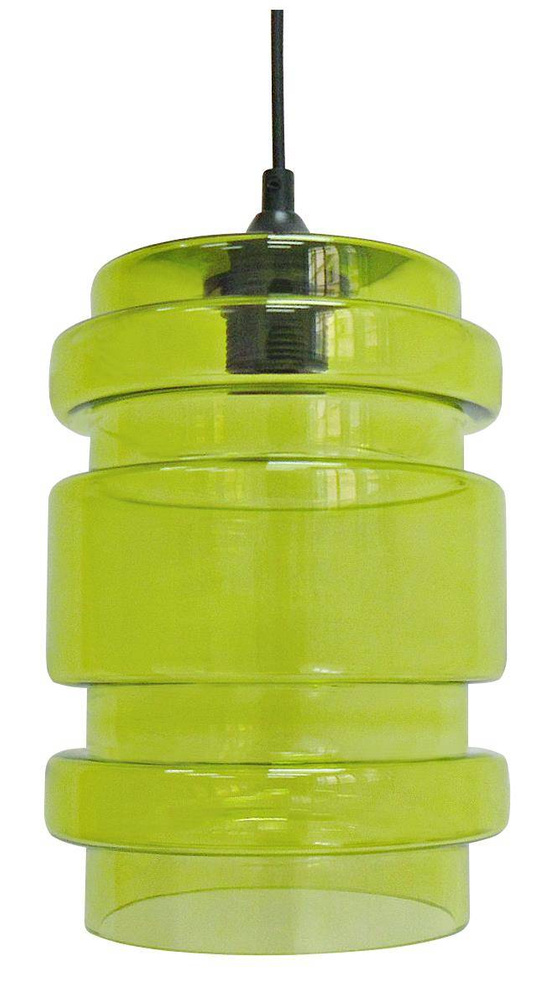 Zelená sklenená stropná lampa 60W E27 Decorado