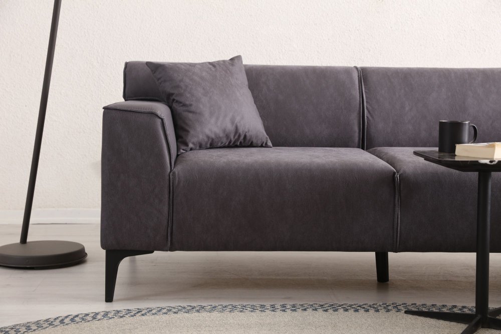Rohová sedací souprava New Petra R Corner - Anthracite (obrázek 8)