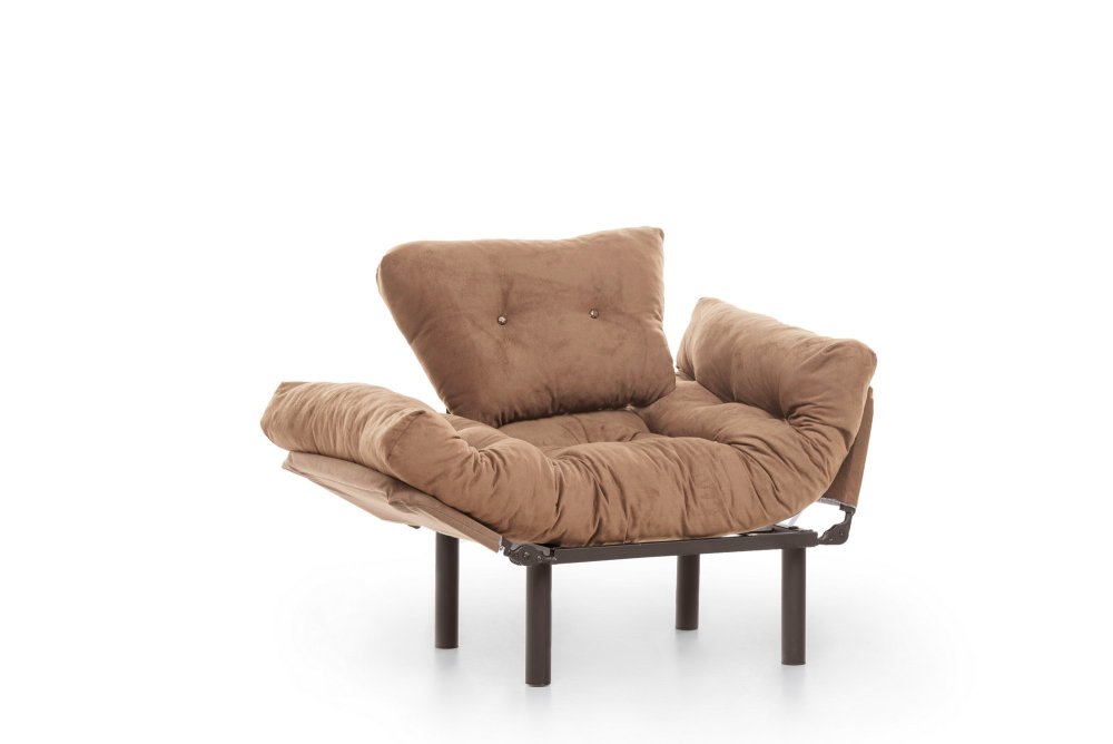 Křeslo ušák Nitta Single - Light Brown (obrázek 10)