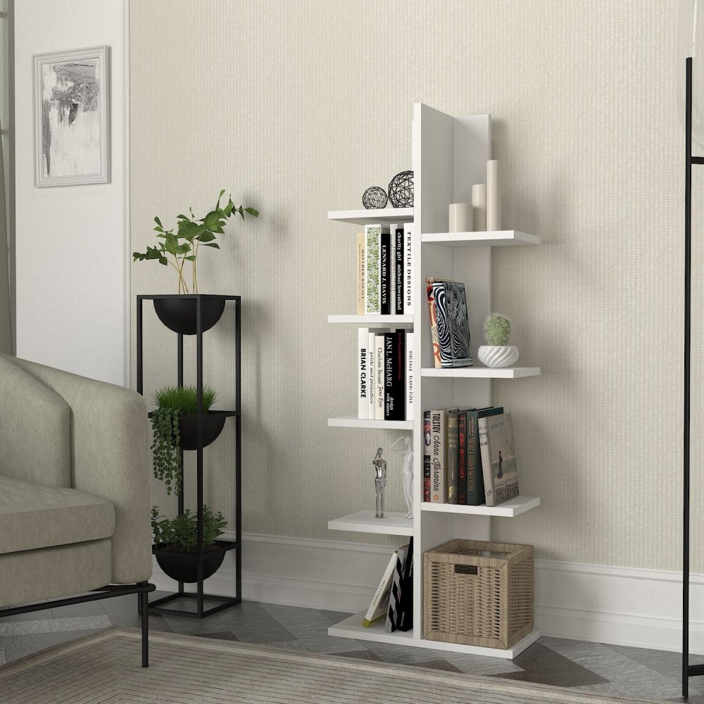 Knižnica Tree - White