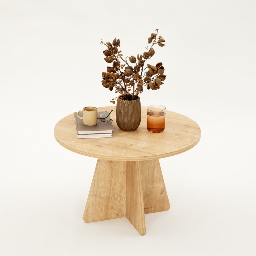 Konferenční stolek Mushroom - Sapphire Oak (obrázek 4)