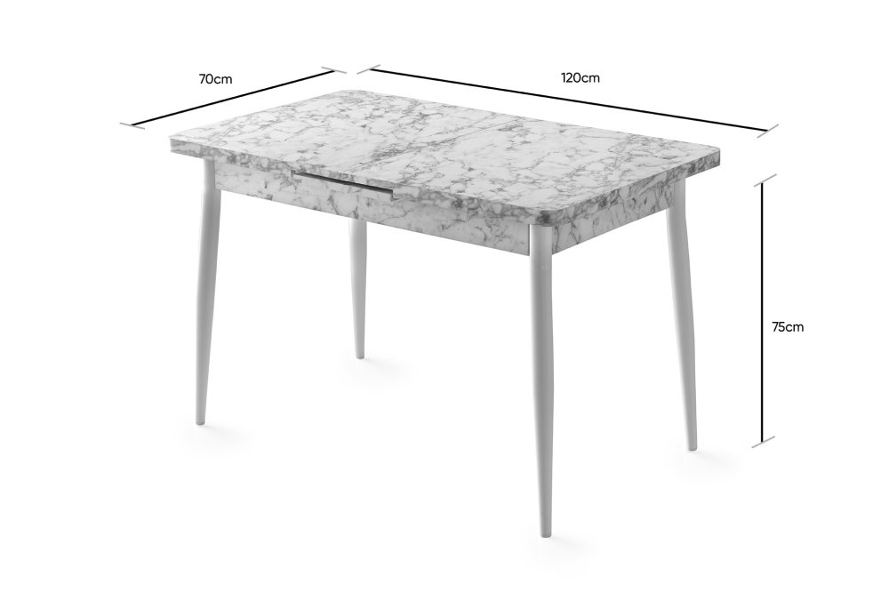 Extendable Dining Table Ay - 1183 (obrázek 3)