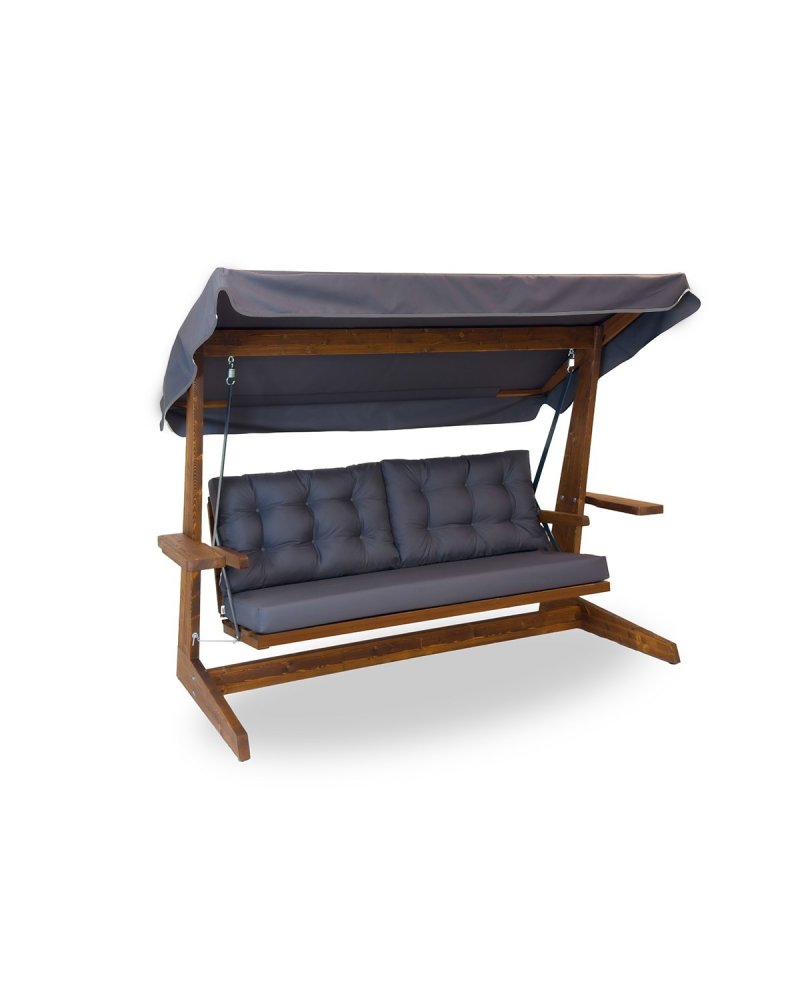 Garden Triple Swing Chair Viva 2400 - Anthracite (obrázek 9)