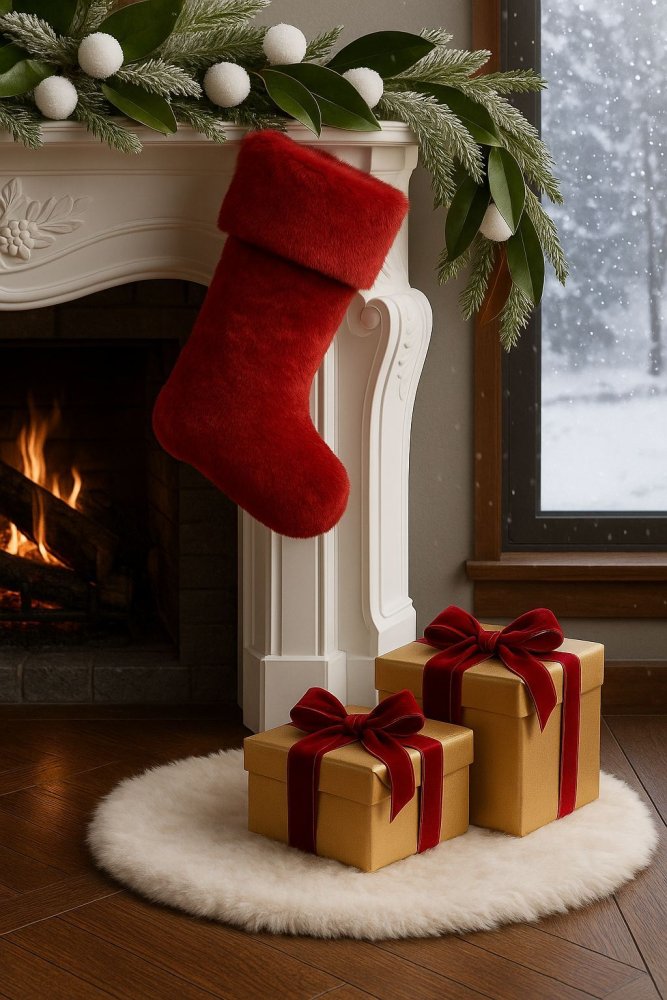 Christmas Stocking Pelush - Red