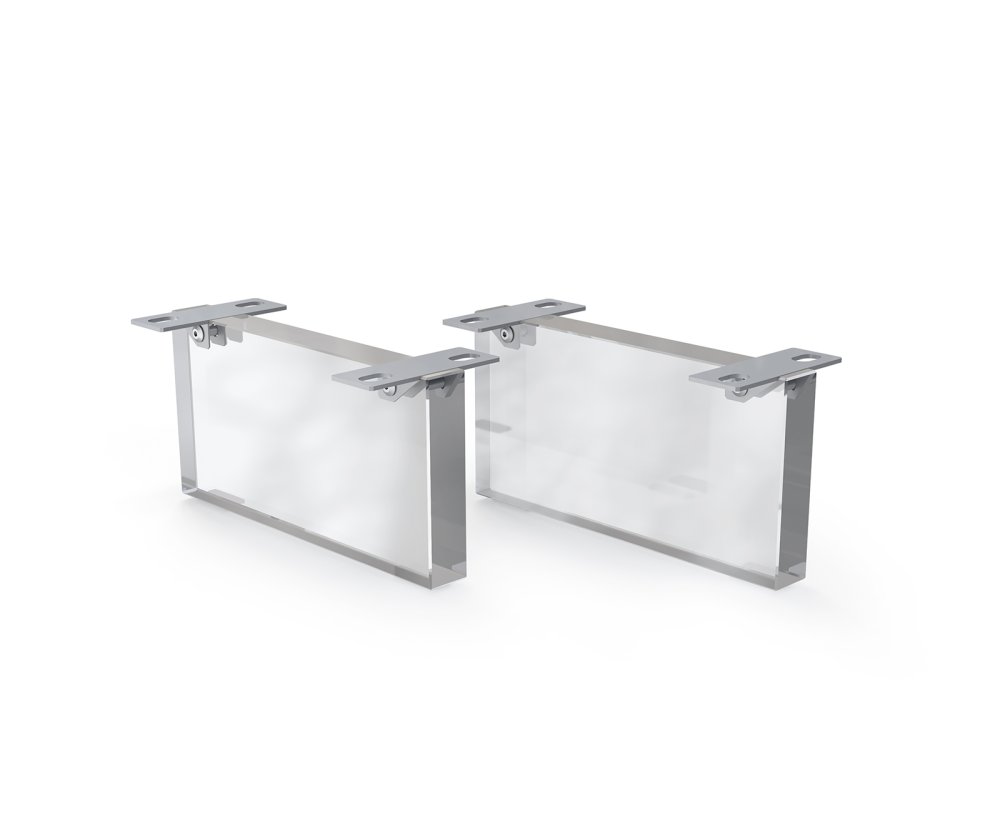 Podstava v podobe závesu 15 cm akryl pre skrinky s hĺbkou 35 cm 2