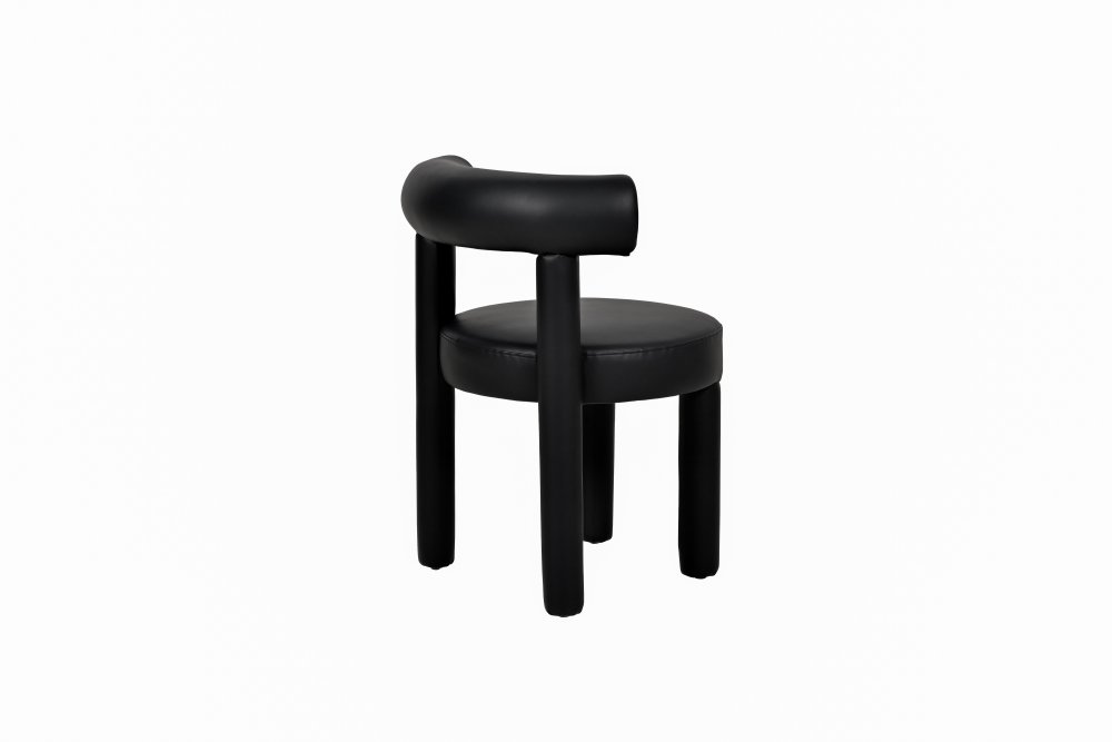 Leith LET77BLK-L Tapetovaná stolička