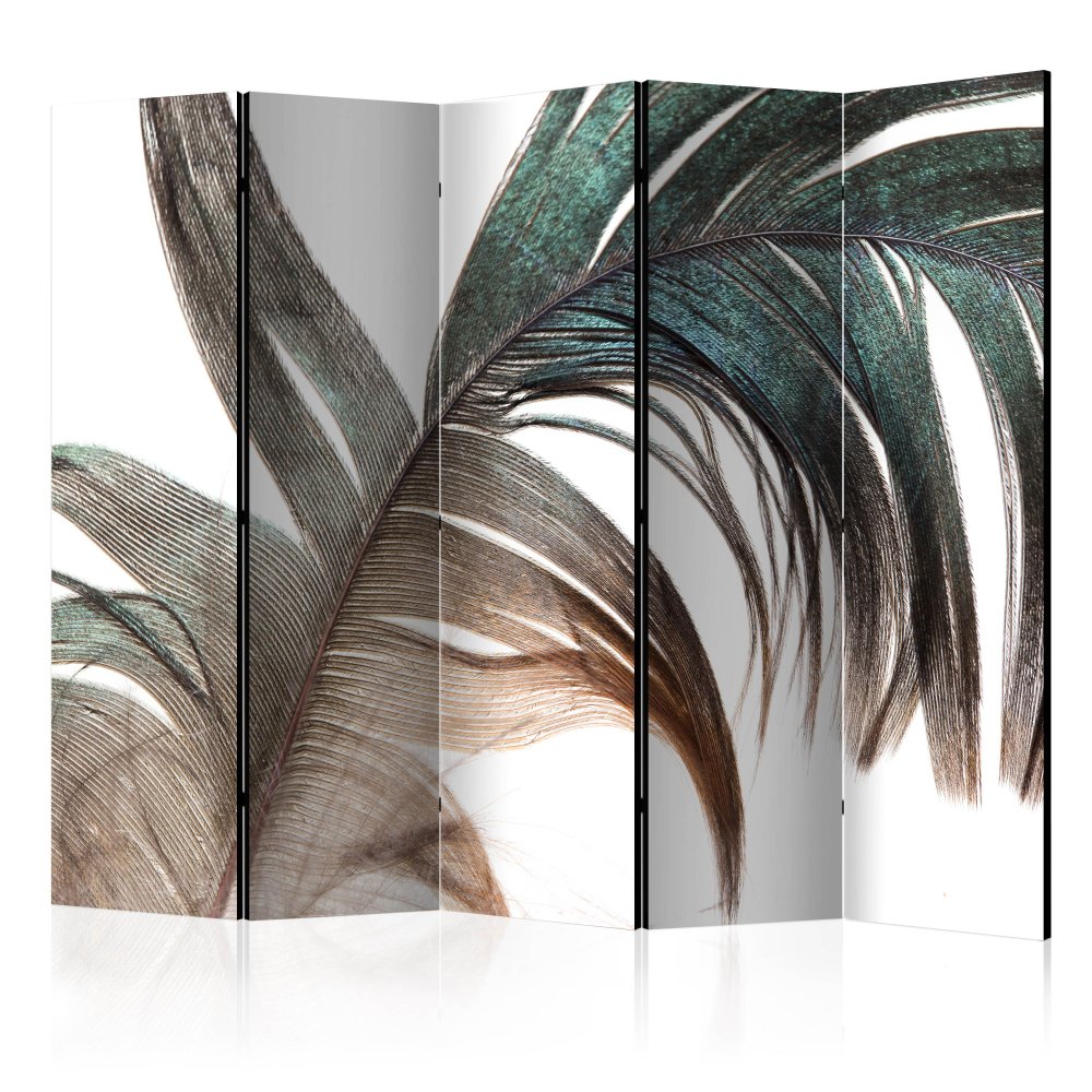 Paraván Beautiful Feather Dekorhome 225x172 cm (5-dílný)