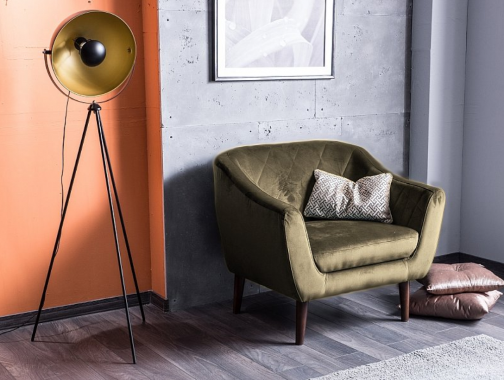 Křeslo MOLLY VELVET 1 Signal